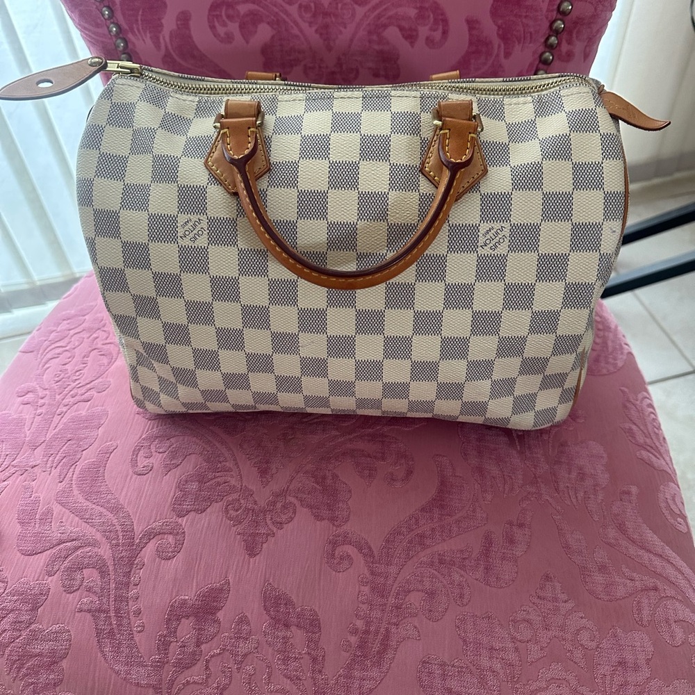 Louis Vuitton Speedy 30 Damier Azur